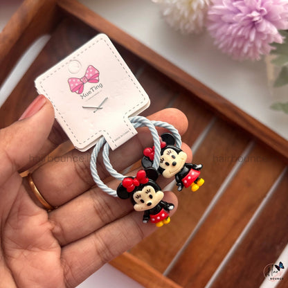 Cute Mouse Cartoon Rubber Bands
