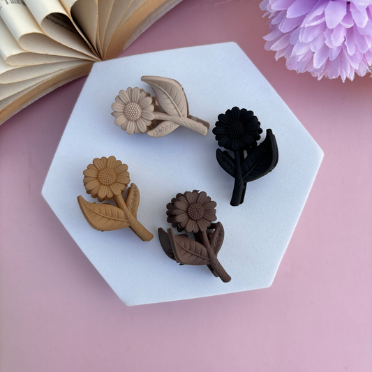 Sunflower Small Hair Claw - Pack of 2