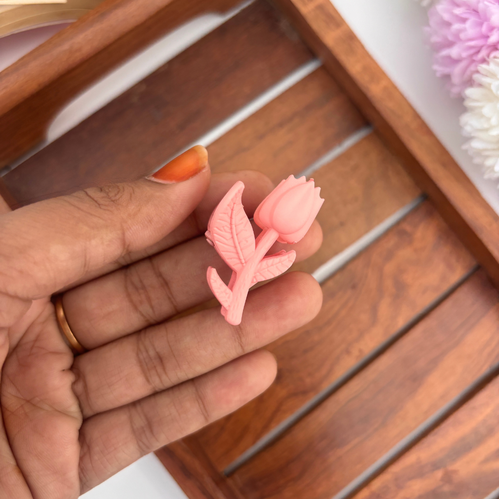 Colourful Lotus Hair Claw - Small