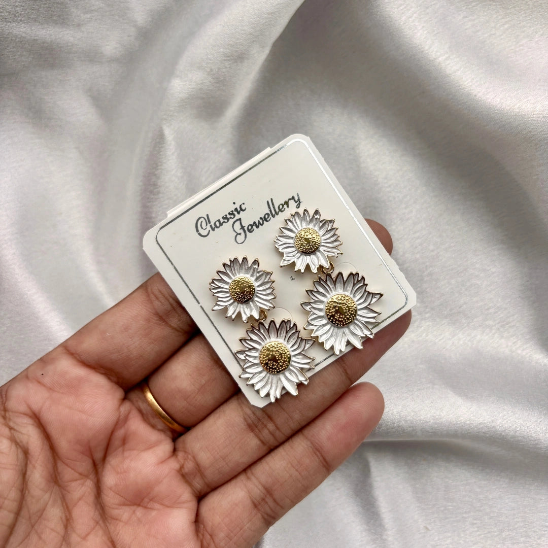 Blossom Glow Sunflower Studs