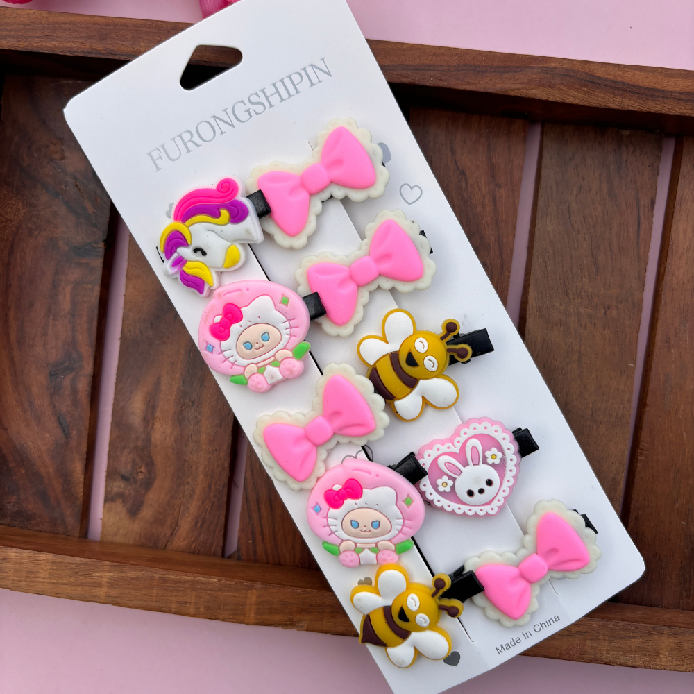 Different Cute Alligator Clips - Set of 10