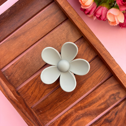 Dual Colour Flower Hair Claw - Medium