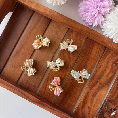 Aurora Bow Premium Metal Hair Claw - Small