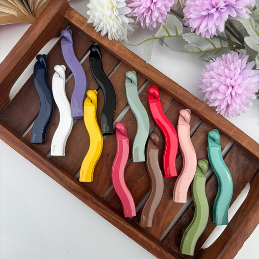 Wavy Lock Banana Clip - Large