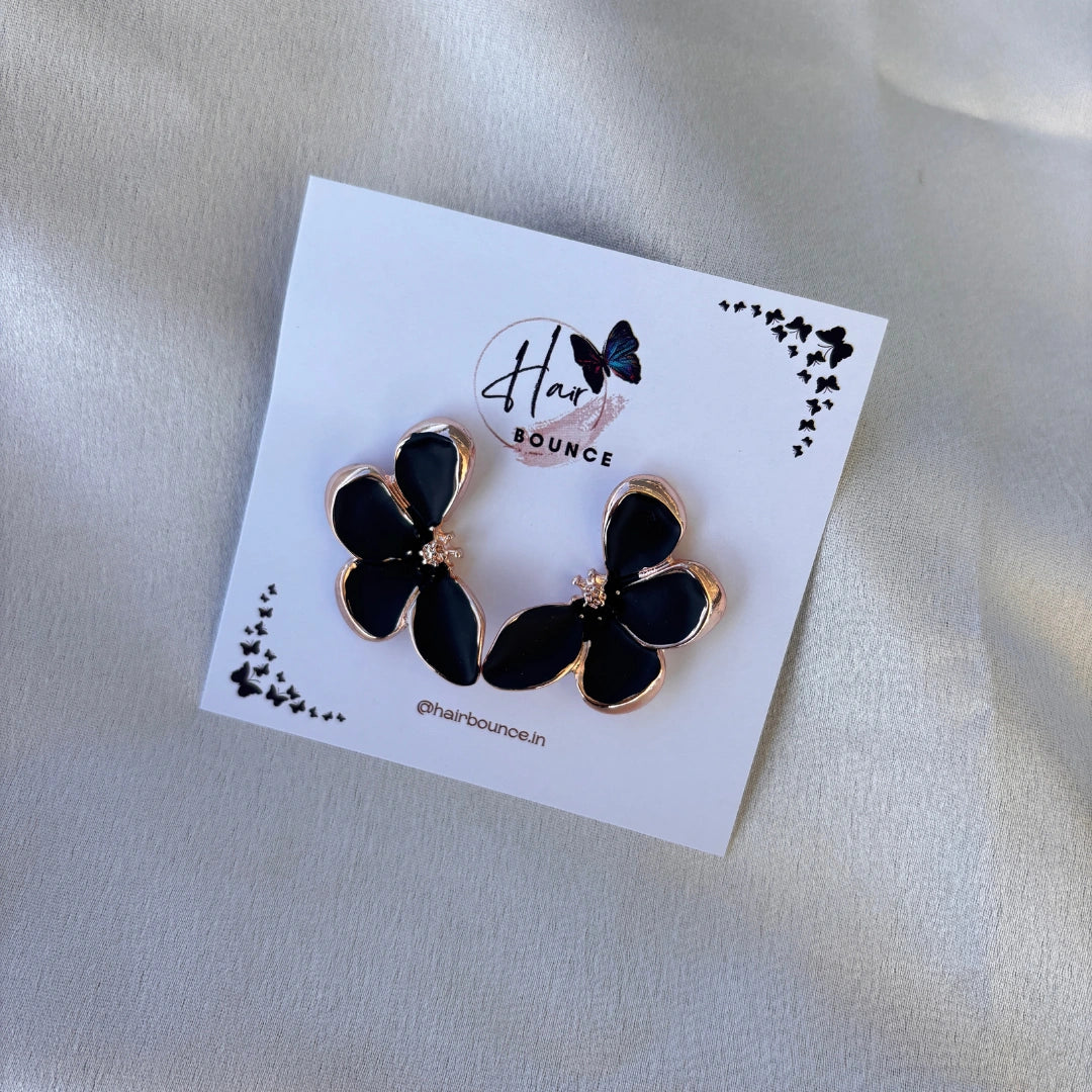 Rosegold Petal Bloom Earrings