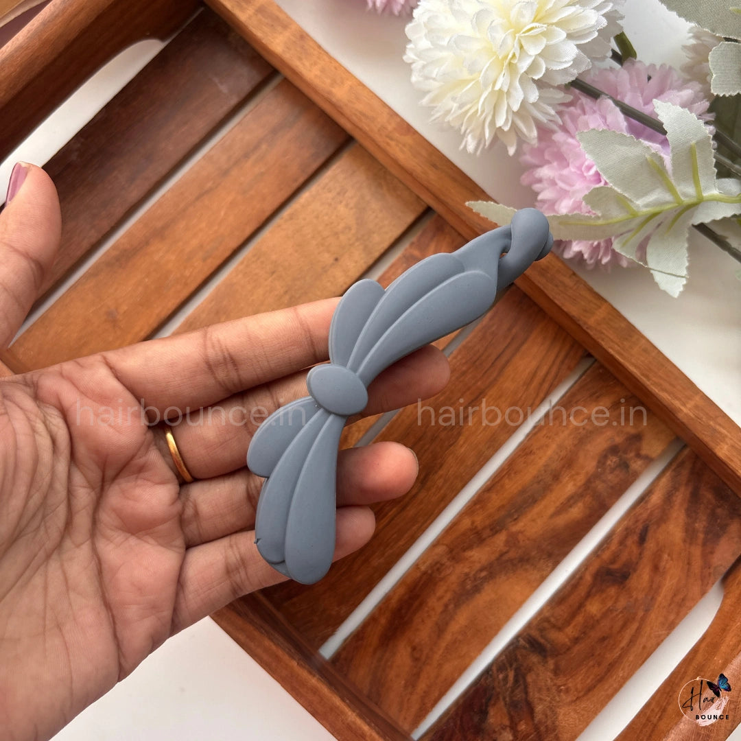 Elegant Bow Lock Banana Clip – Large