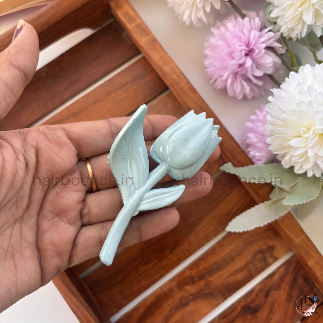 Blooming Tulip Hair Claw – Large