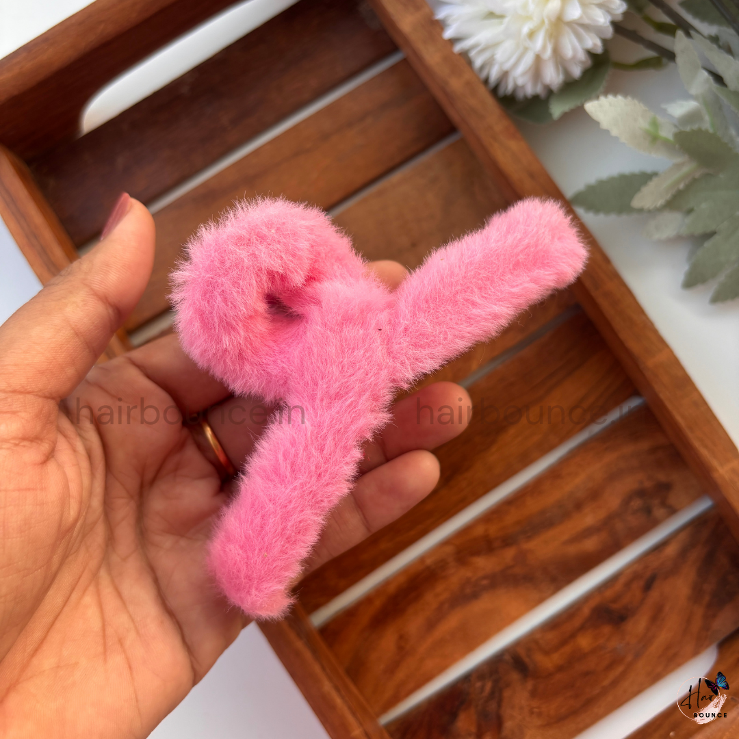 Colourful Loop Fur Claw - Large