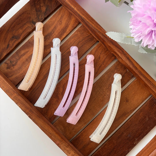 Pastel Frost Banana Clip – Large