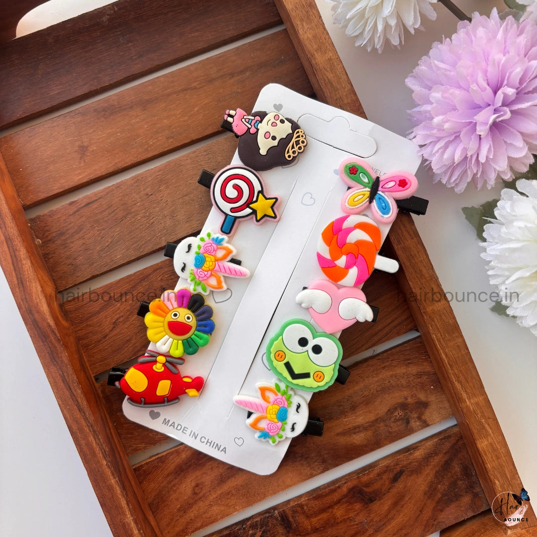 Cute Fantasy Mix Kids Hair Clips