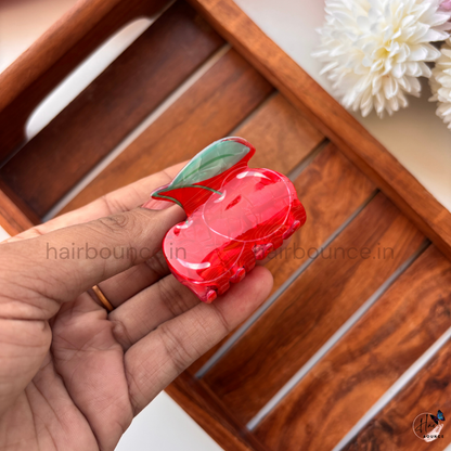Cute Apple Hair Claw – Medium