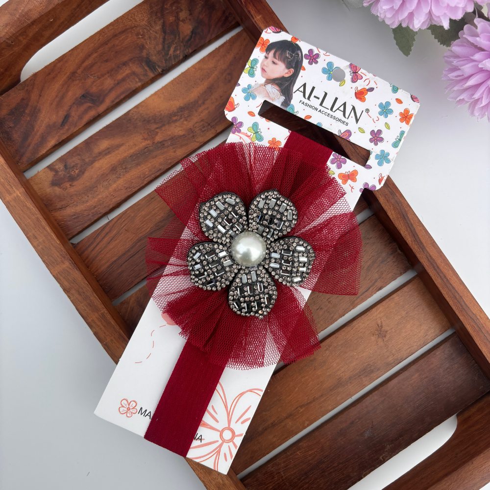 Ivory Sparkle New Born Headband