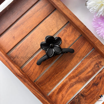 Matte Loop Flower Hair Claw – Medium