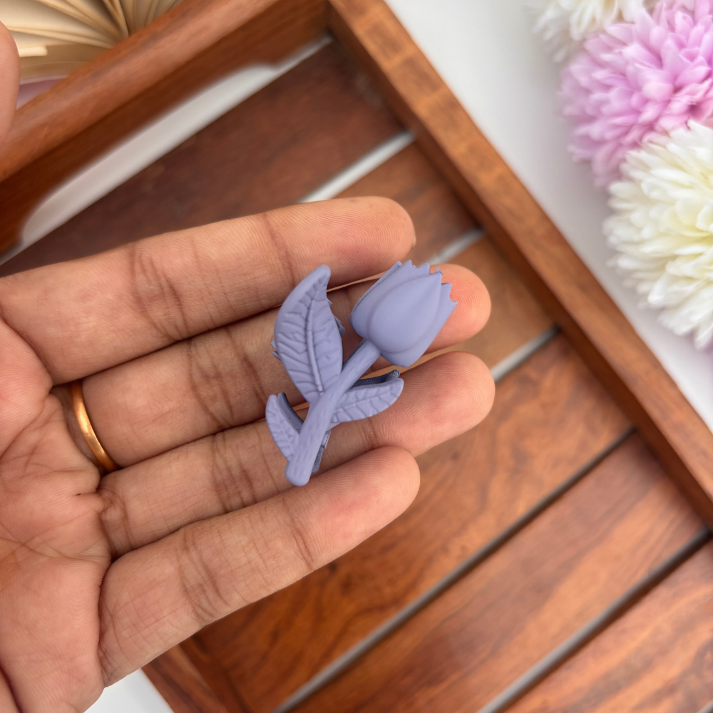 Colourful Lotus Hair Claw - Small