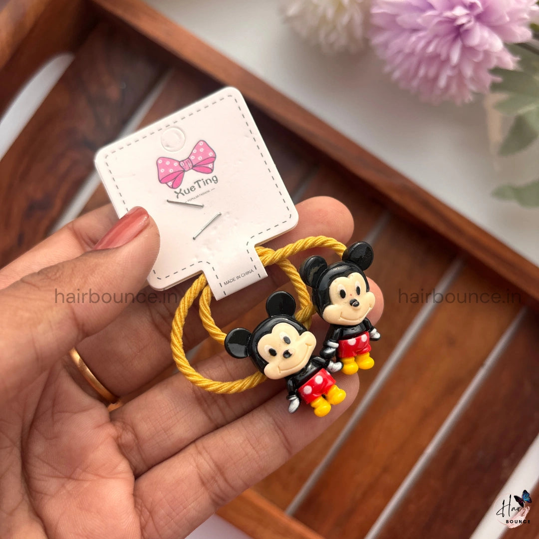 Cute Mouse Cartoon Rubber Bands