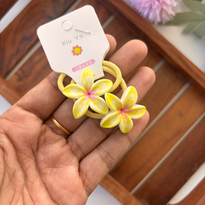 Pastel Blossom Hair Tie