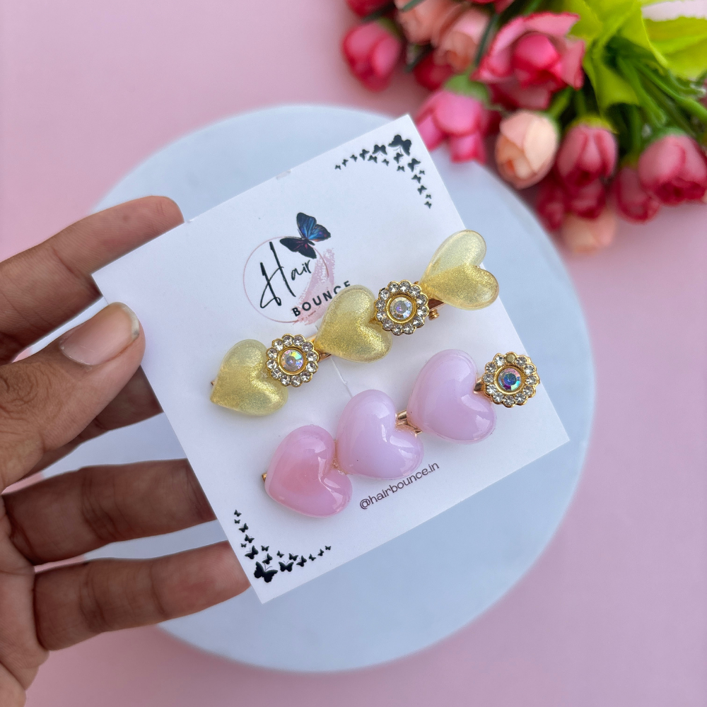 Korean Hair Clips - Pack of 2