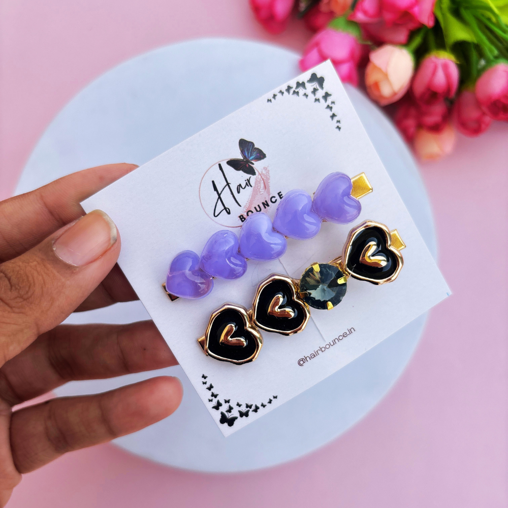 Korean Hair Clips - Pack of 2