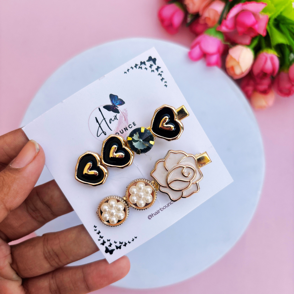 Korean Hair Clips - Pack of 2