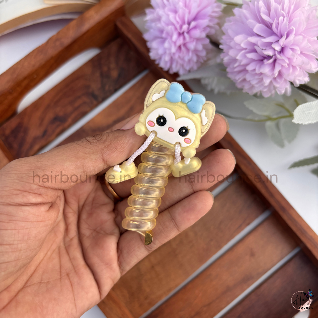 Cute Kitty Spiral Hair Tie