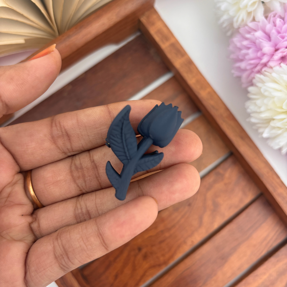 Colourful Lotus Hair Claw - Small