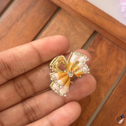 Aurora Bow Premium Metal Hair Claw - Small