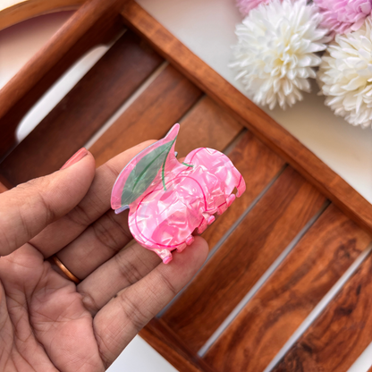 Cute Apple Hair Claw – Medium