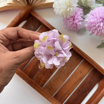 Pastel Bloom Hydrangea Hair Claw – Large