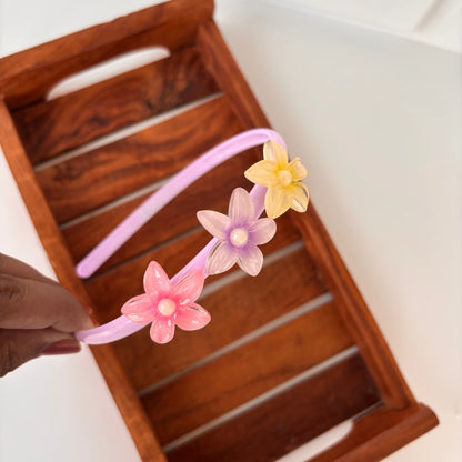 Glossy Star Flower Headband