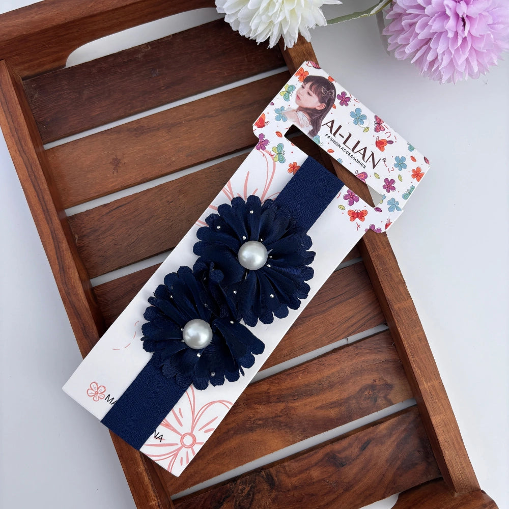 Sunflower Double Flower Newborn Headband
