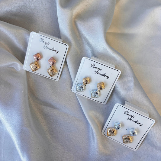 Square Drop Earrings