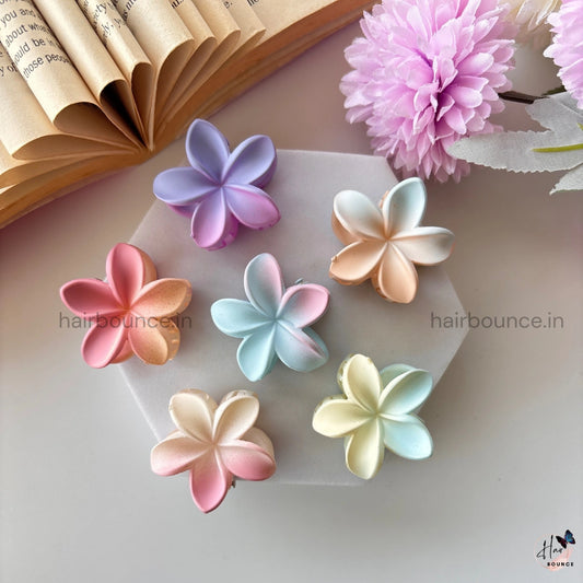 Dual Shade Lily Hair Claw – Small