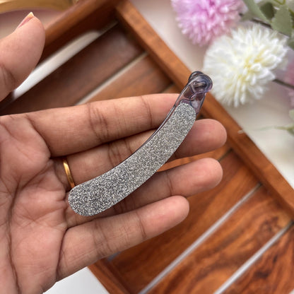 Sparkling Glitter Lock Banana Clip - Medium