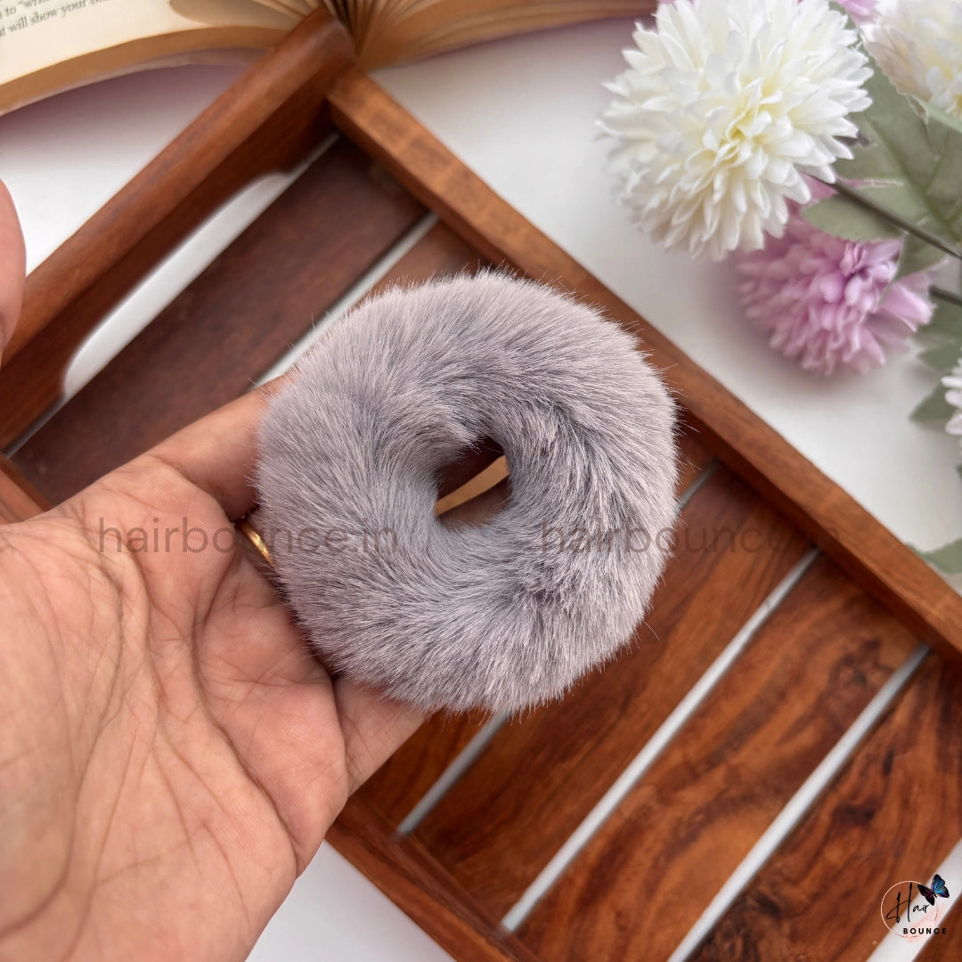 Luxe Faux Fur Scrunchie