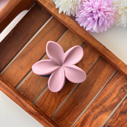 Dual Colour Lilly Flower Hair Claw - Large