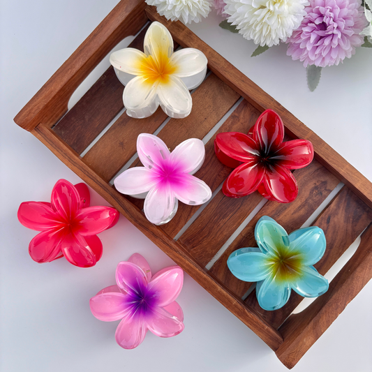 Island Aura Flower Hair Claw – Large