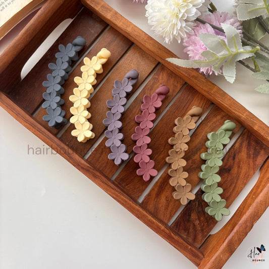 Flower Lock Banana Clip