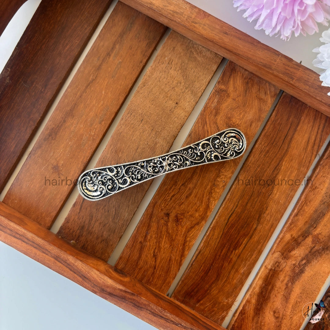 Antique Swirl Design Hair Clip