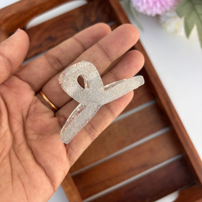 Glitter Loop Hair Claw - Medium