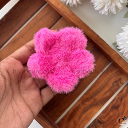 Soft Fluffy Fur Hair Claw - Large