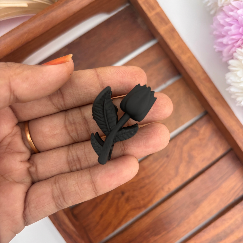 Colourful Lotus Hair Claw - Small