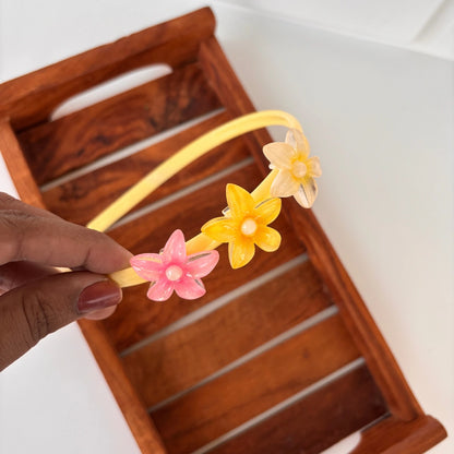 Glossy Star Flower Headband