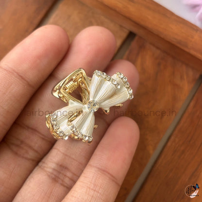 Aurora Bow Premium Metal Hair Claw - Small