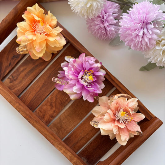 Blooming Lotus Hair Claw – Large