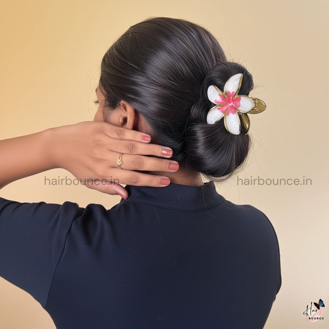 Premium Dual Shade Metal Hair Claw - Large