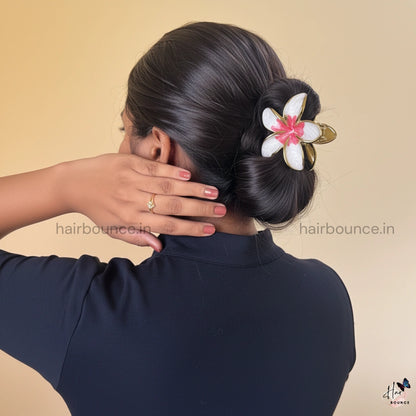 Premium Dual Shade Metal Hair Claw - Large