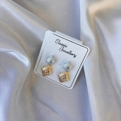 Square Drop Earrings