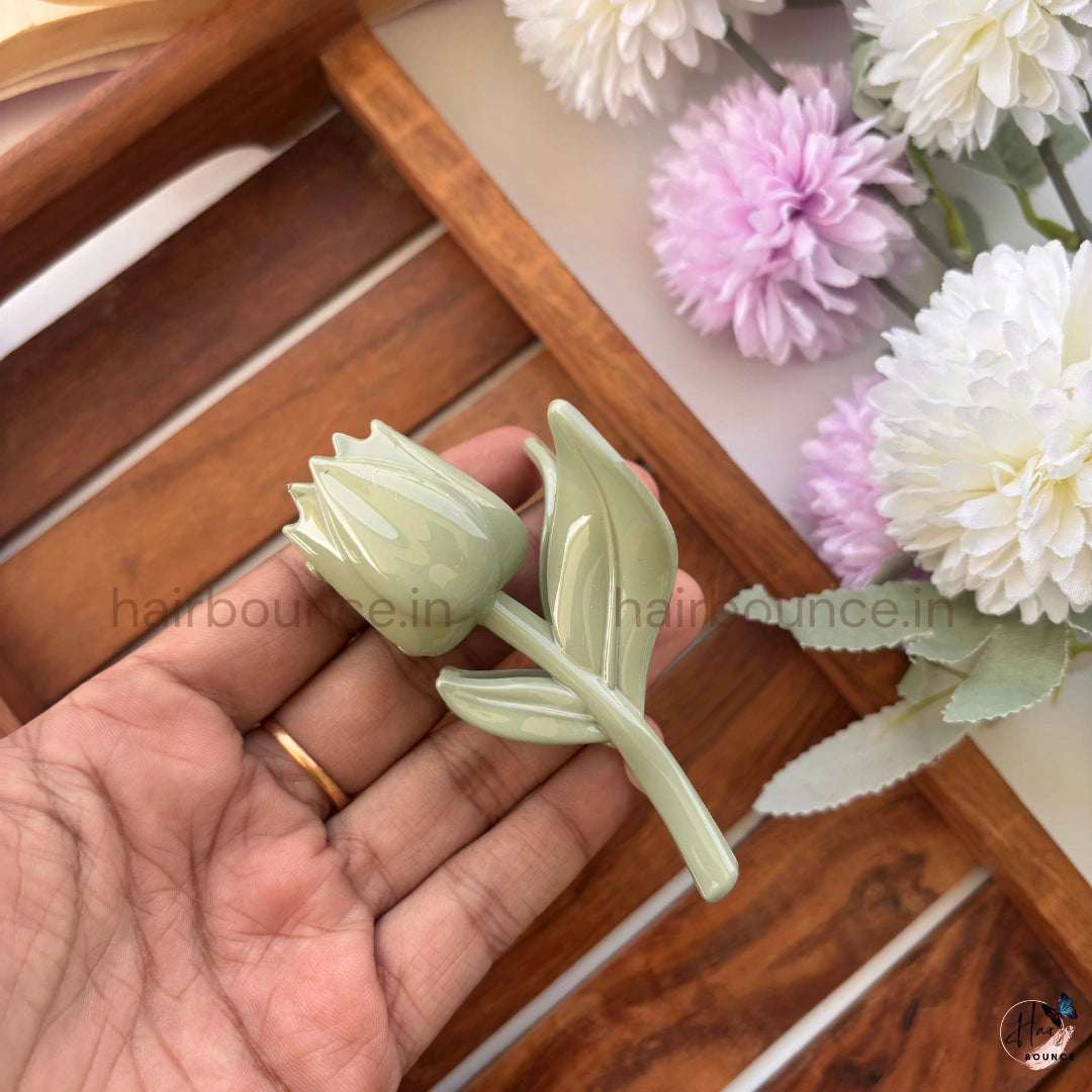 Blooming Tulip Hair Claw – Large