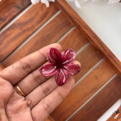 Lilly Flower Hair Claw - Small