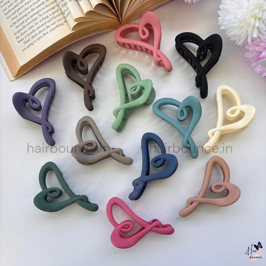 Sweetheart Loop Hair Claw for Women – Medium